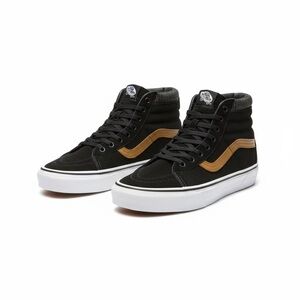 Vans Sk8-Hi Black Suede/Canvas Brown
Toffee Stripe High Top 6.5